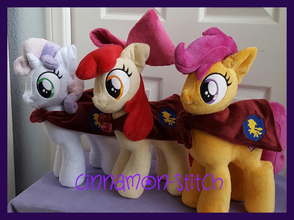 mlp plushie commission Cutie Mark Crusaders