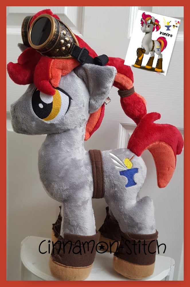 mlp plushie commission IRONFIRE