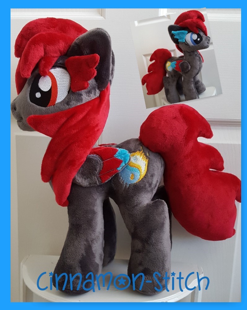 mlp plushie commission SHADOW FLARE