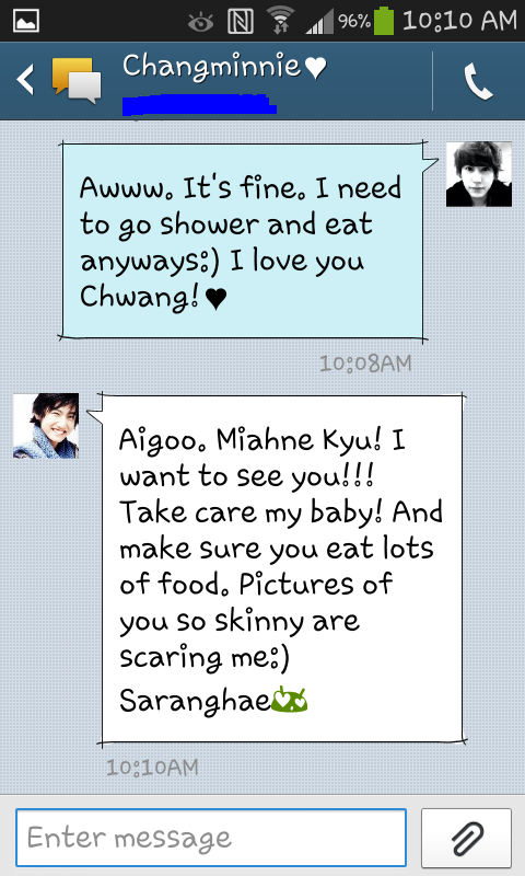 Changkyu Text Messages 5