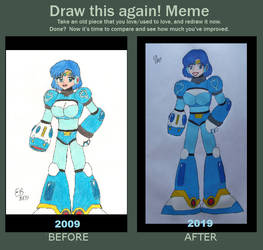 Draw This Again - Reploid Sailor Mercury