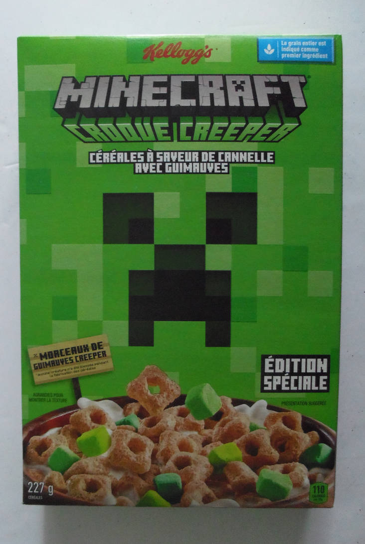 Minecraft Cheerios The Minecraft Creeper Crunch Cereal by shnoogums5060 on DeviantArt