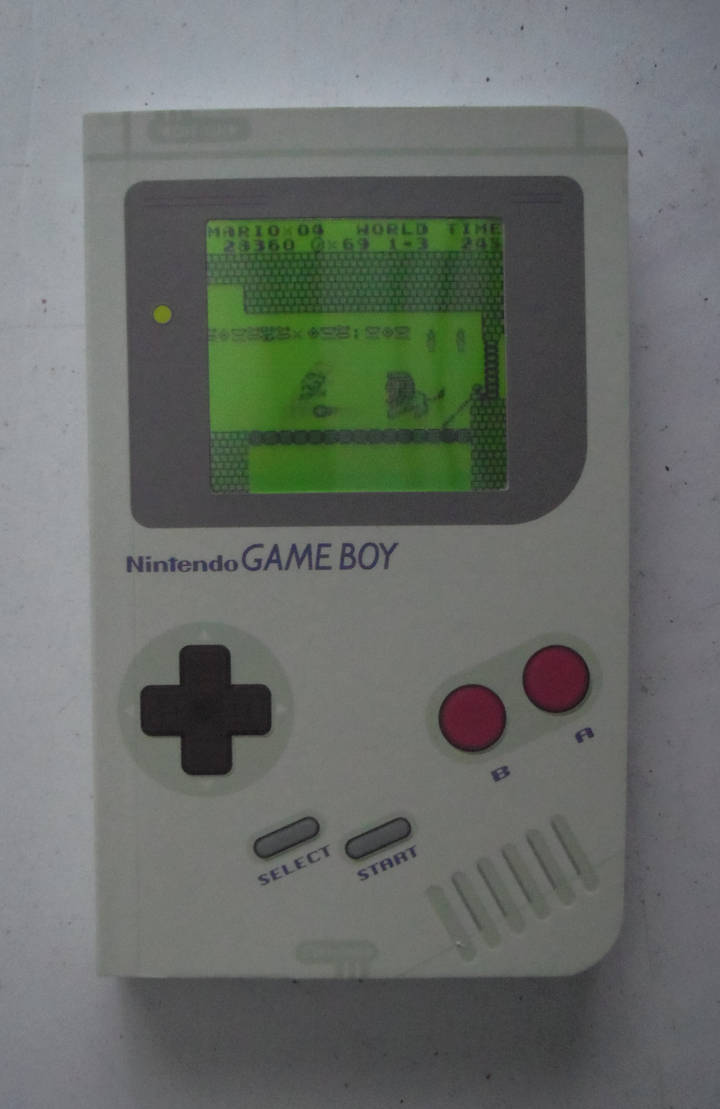Nintendo Gameboy Notepad The Game Boy Notebook by shnoogums5060 on DeviantArt