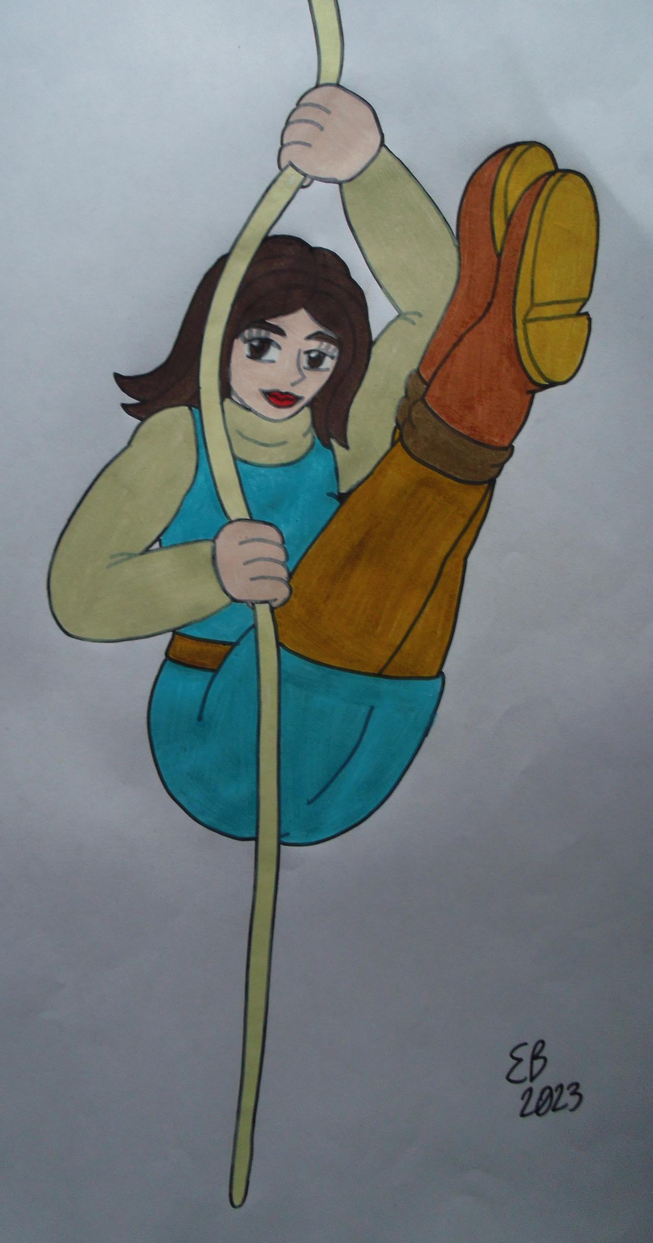 AT Jennifer Climbing The Rope by shnoogums5060 on DeviantArt