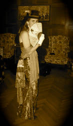 steampunk tg costume sepia