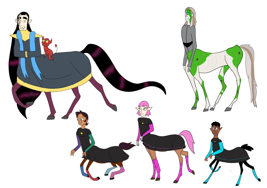 Centaur AU by Paper-Piper on DeviantArt