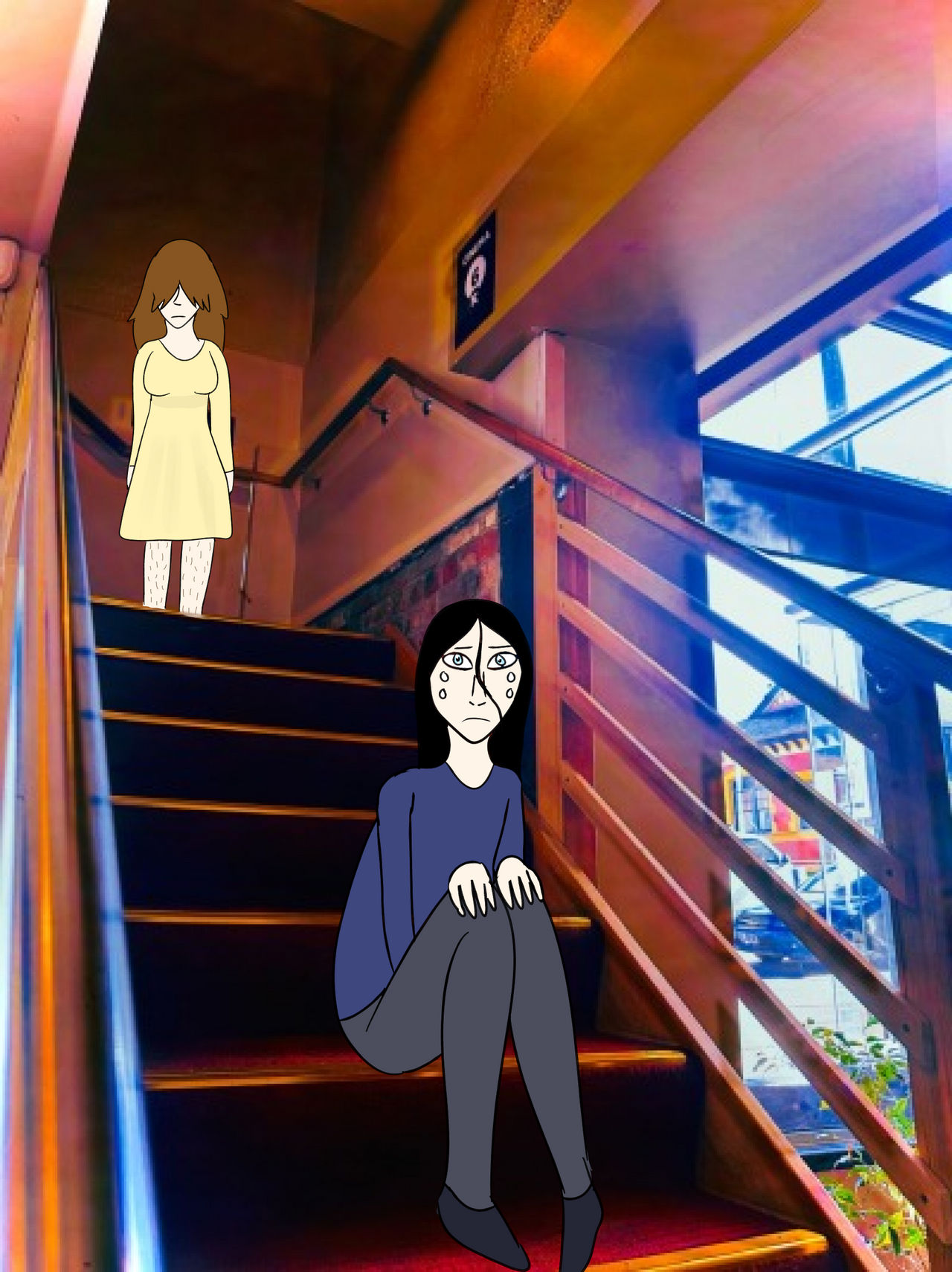 Paper Piper On The Stairs by Paper-Piper on DeviantArt