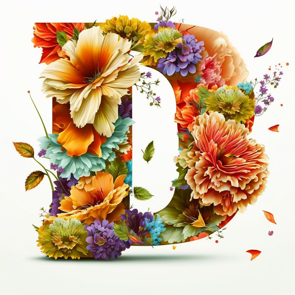D with flowers by miltonmax on DeviantArt