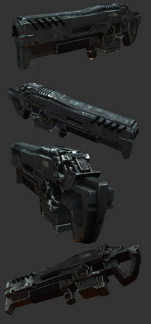 Starcraft 2 C-14 Gauss rifle