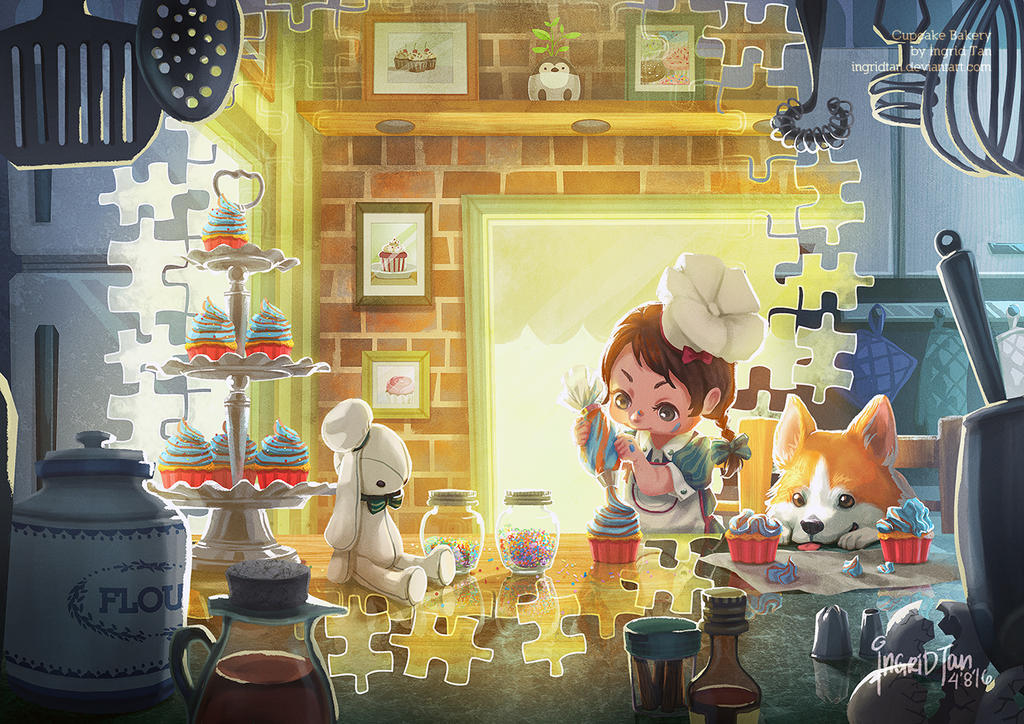 Puzzles of Imagination: Cupcake Bakery