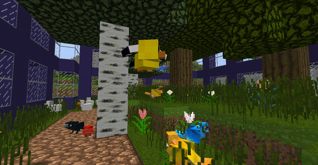 Minecraft Aviary Mod The Bird Aviary by ProfDanB on DeviantArt
