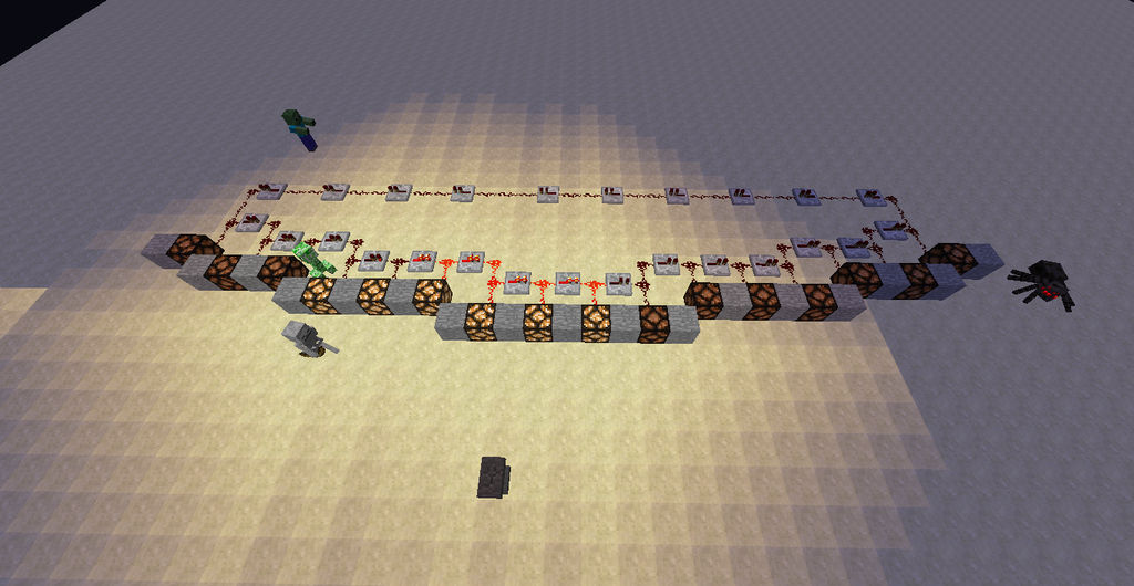 Minecraft Chain Led Minecraft Redstone Tips-Chain lights by ProfDanB on DeviantArt