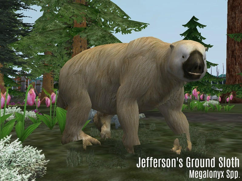 ZT2 Showcase - Jefferson's Ground Sloth by ProfDanB on DeviantArt