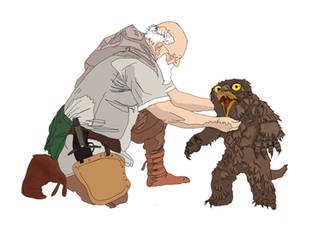 Me With Baby Owlbear2 Copy