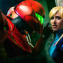 Samus and the SA-X