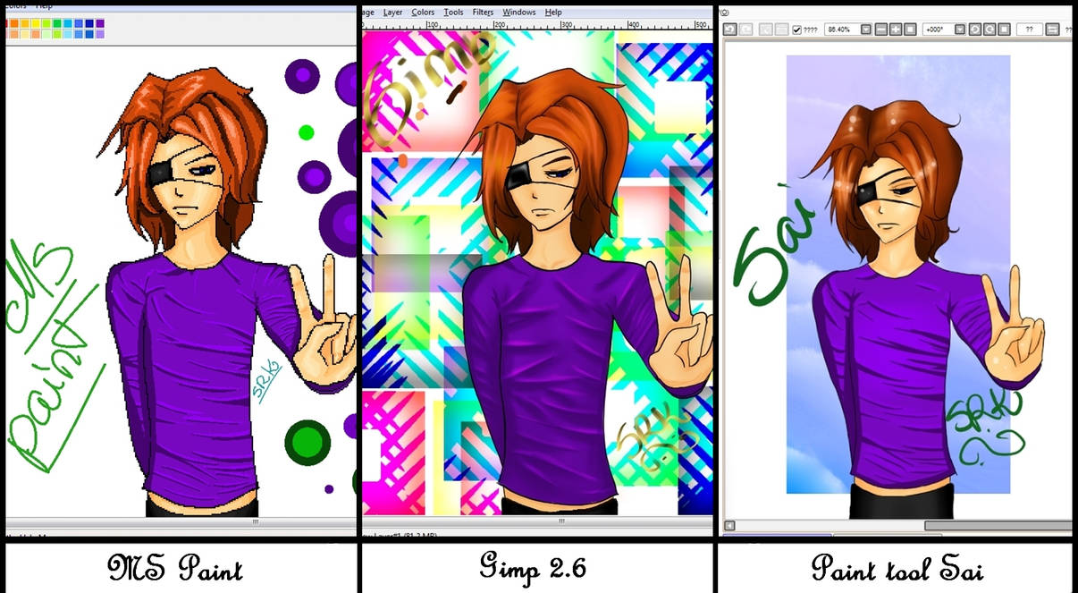 Paint Vs Gimp Vs Sai By Suupaarabito On Deviantart Paint Vs Gimp Vs Sai By Suupaarabito On Deviantart