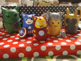 Catvengers Assemble! (Polymer Clay)