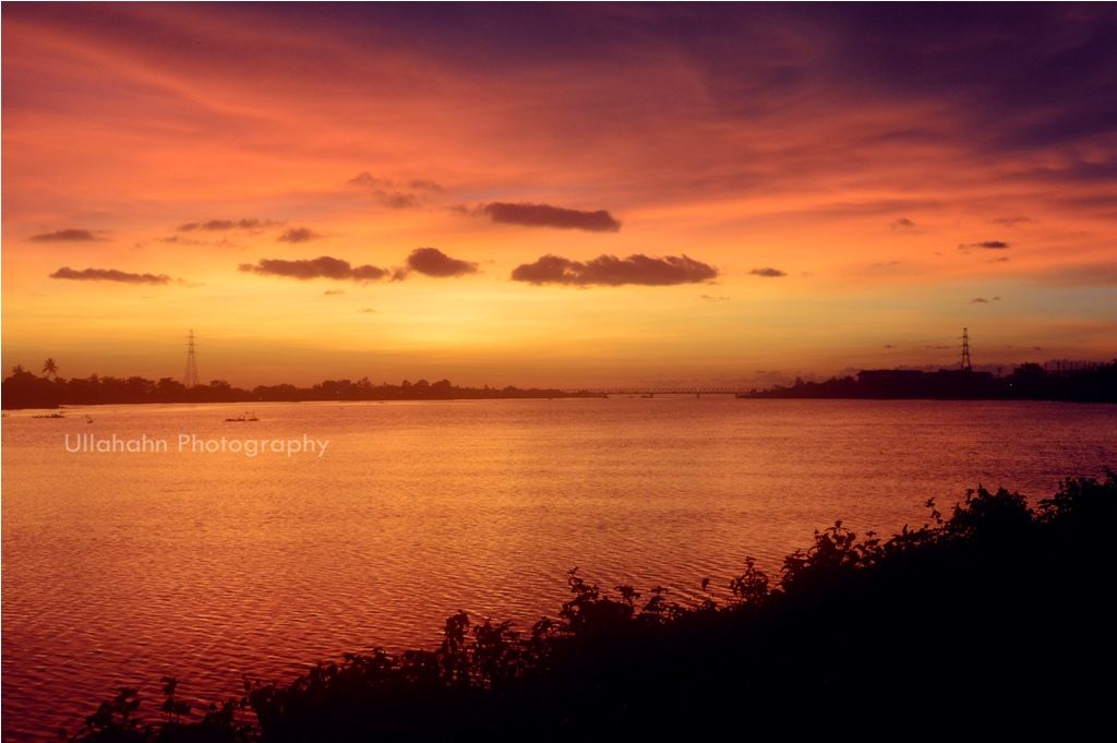 sunset in je'ne berang