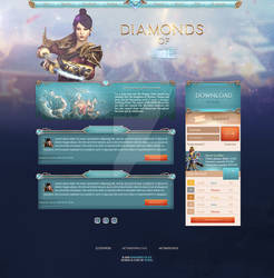 Diamonds of Ice Webdesign Metin2