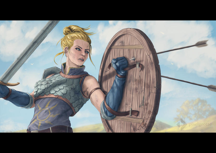 A fearless fighter - Loria by FedeSchroe on DeviantArt