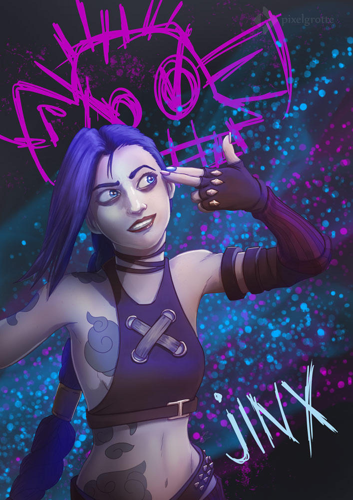 Jinx Arcane Fan Art By FedeSchroe On DeviantArt jinx-arcane-fan-art-by-fedeschroe-on-deviantart