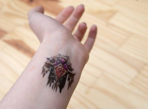 Horde Temporary Tattoo