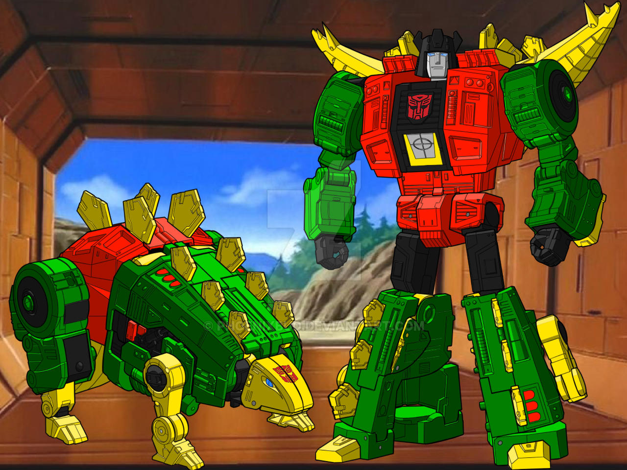 TF SS The Movie Generation 2 Snarl, XMas Edition by PhoenixBud on