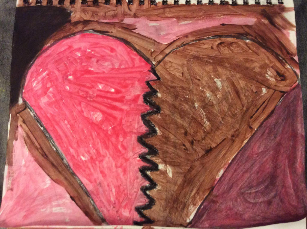 Heart Painting by BlackWidow099