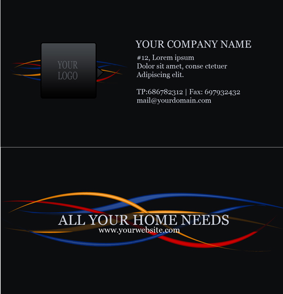 Electric company Business card