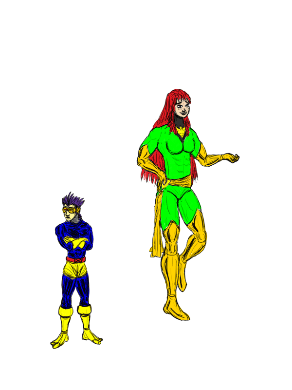 Ruby and Jiro for Webcomic Underdogs Halloween by NitztheBloody