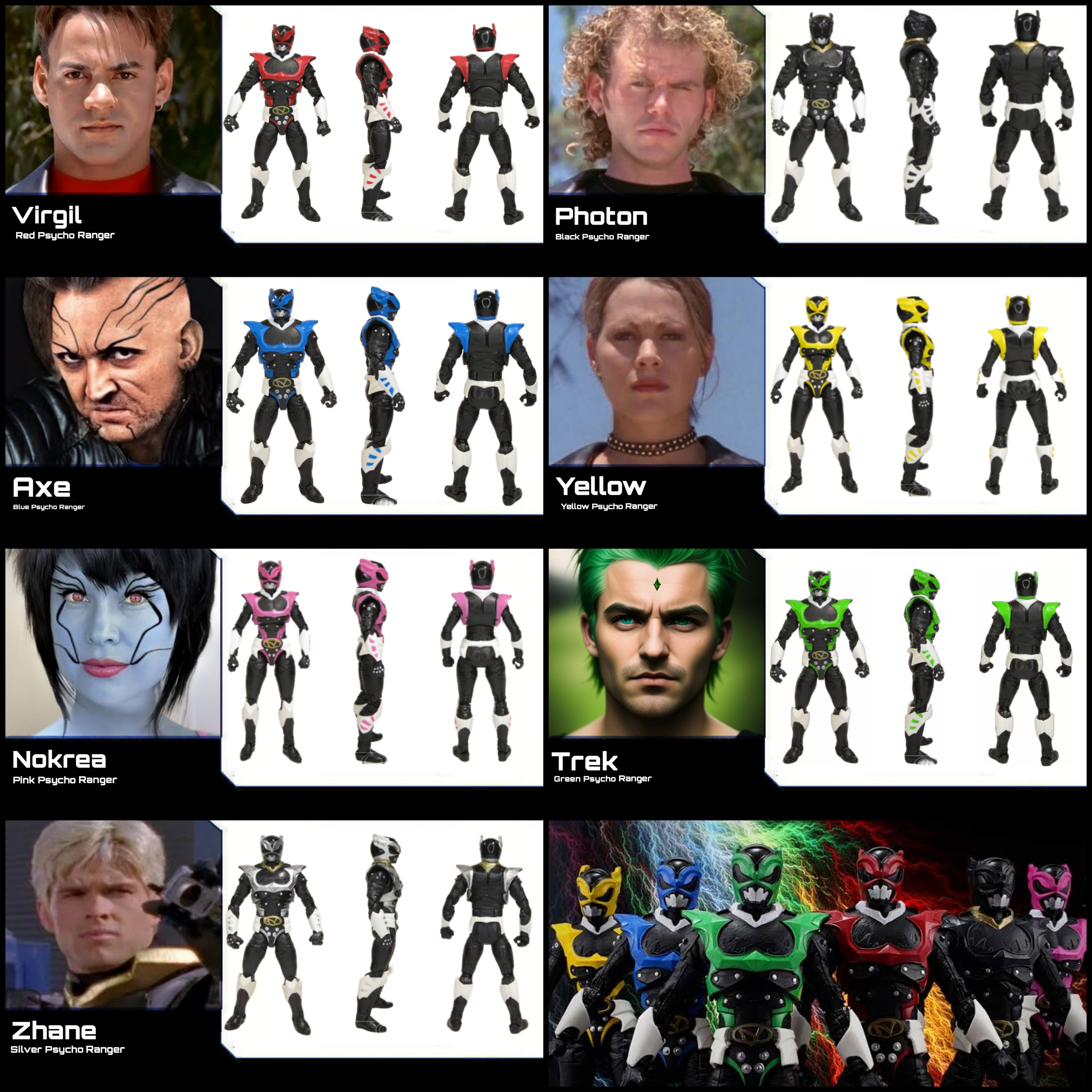 Psycho Rangers by chuyzb on DeviantArt