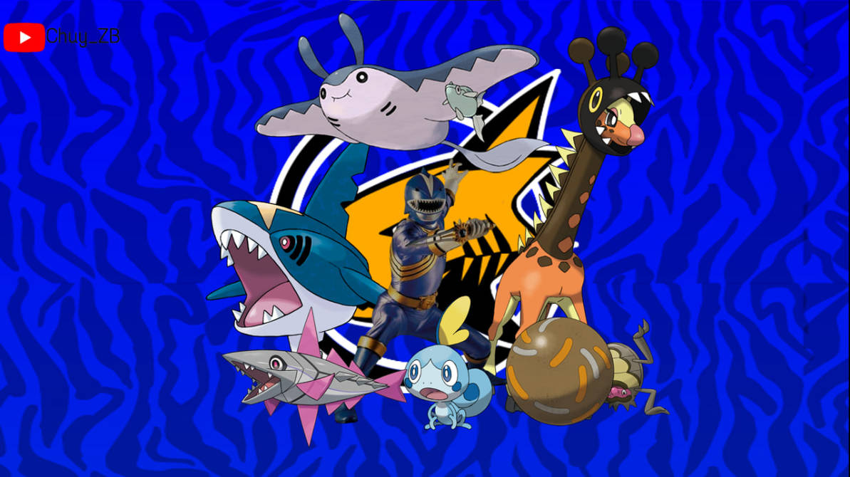 Equipo Pokemon del Blue Wild Force Ranger by chuyzb on DeviantArt