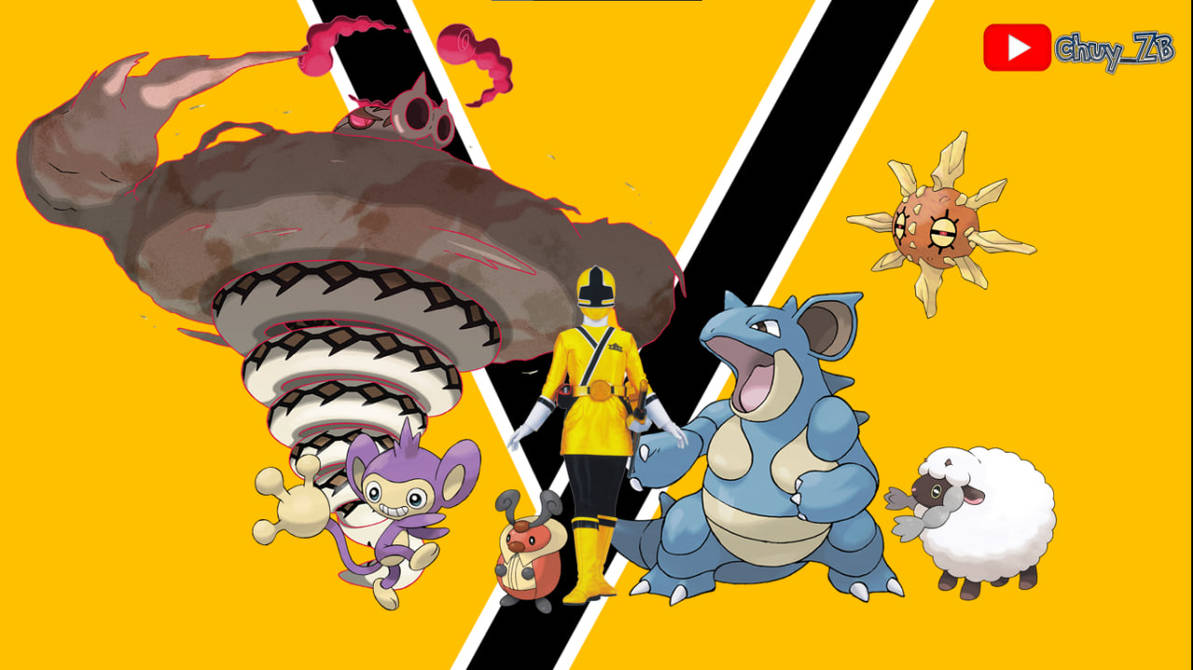 Equipo Pokemon de la Yellow Samuria Ranger by chuyzb on DeviantArt