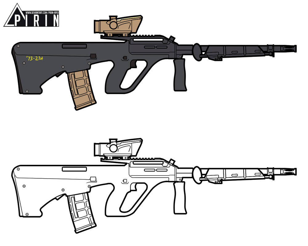 Steyr AUG HBAR by Pirin-apex on DeviantArt