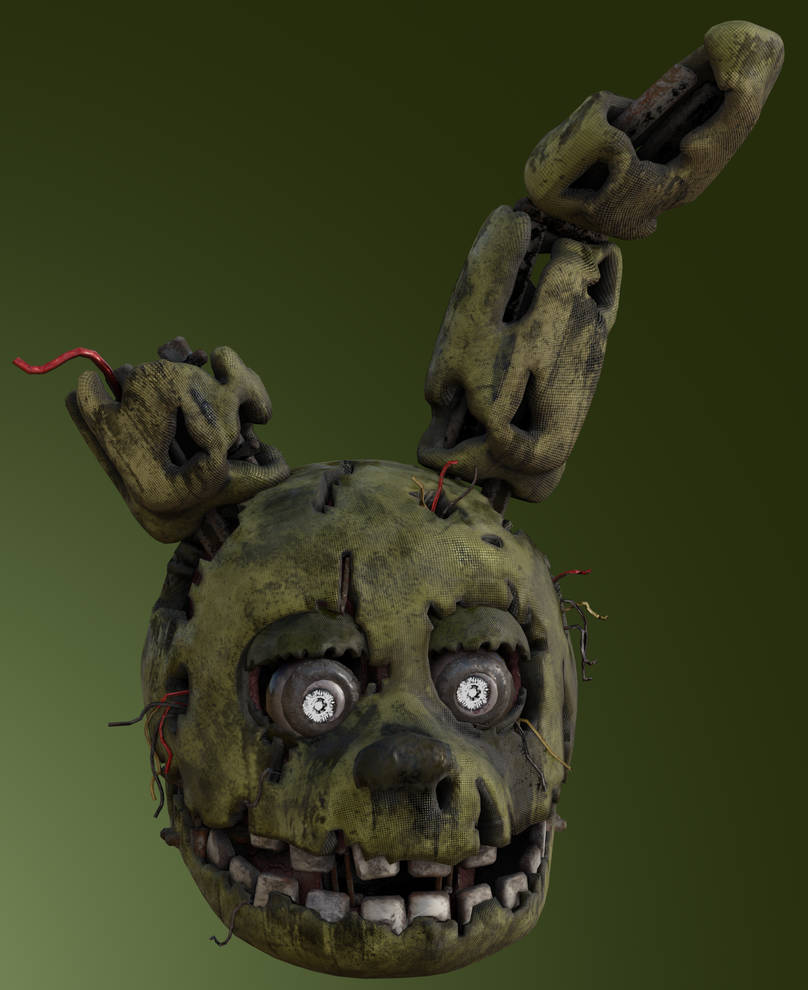 Springtrap Retexture Wip (UPDATE) by ALeS0-0-a on DeviantArt