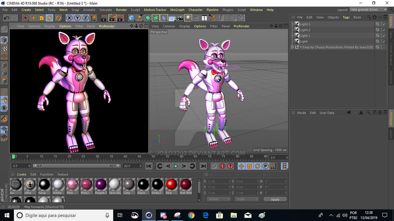 Foxy Rig funtime foxy by Joao3202 on DeviantArt