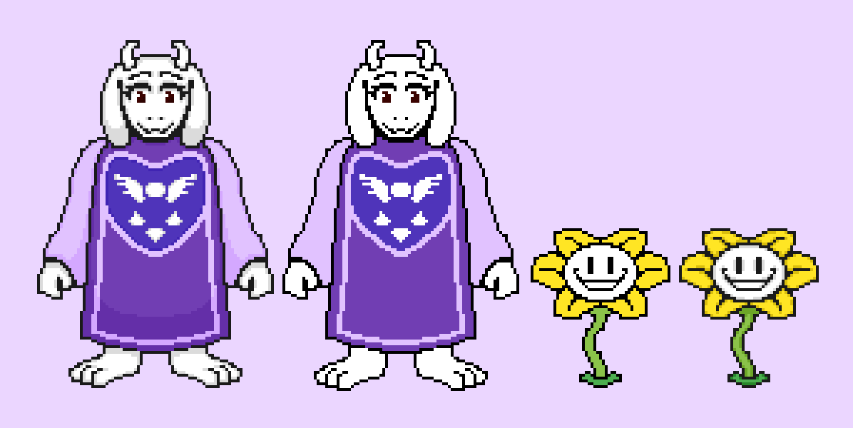 Toriel and Flowey by Merlight on DeviantArt