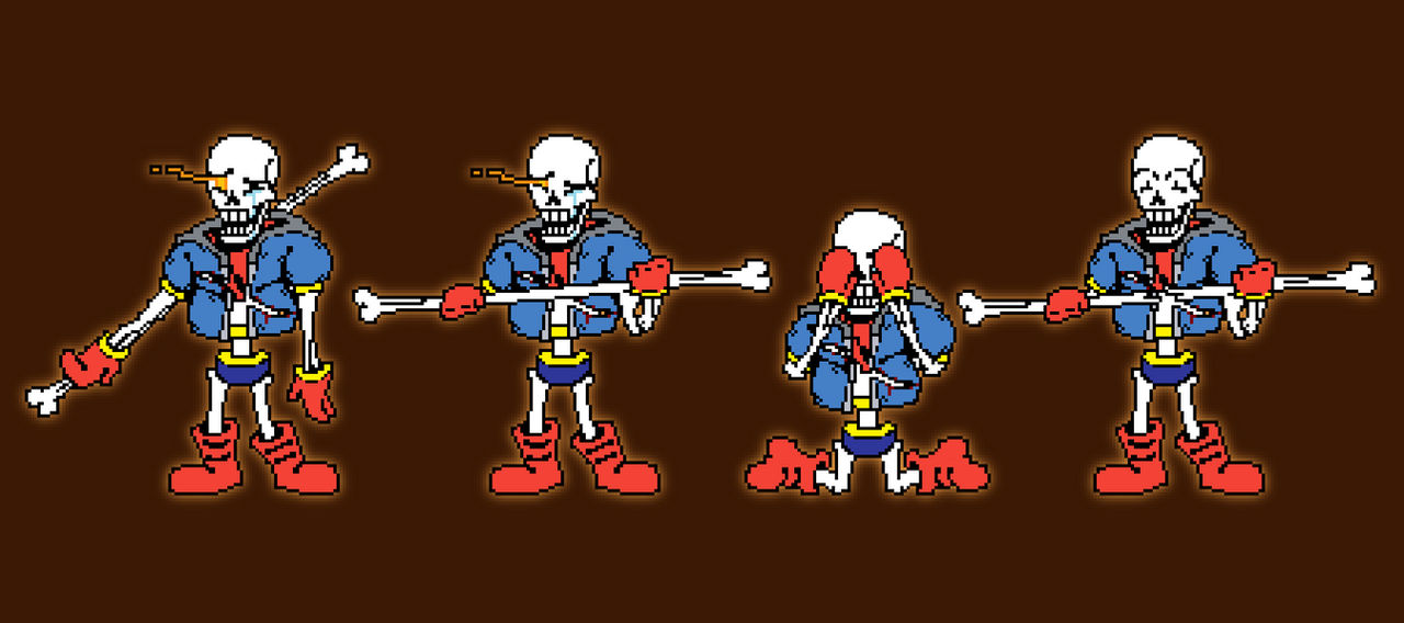 Distressed Papyrus Disbelief Papyrus phase 1 by Merlight on DeviantArt