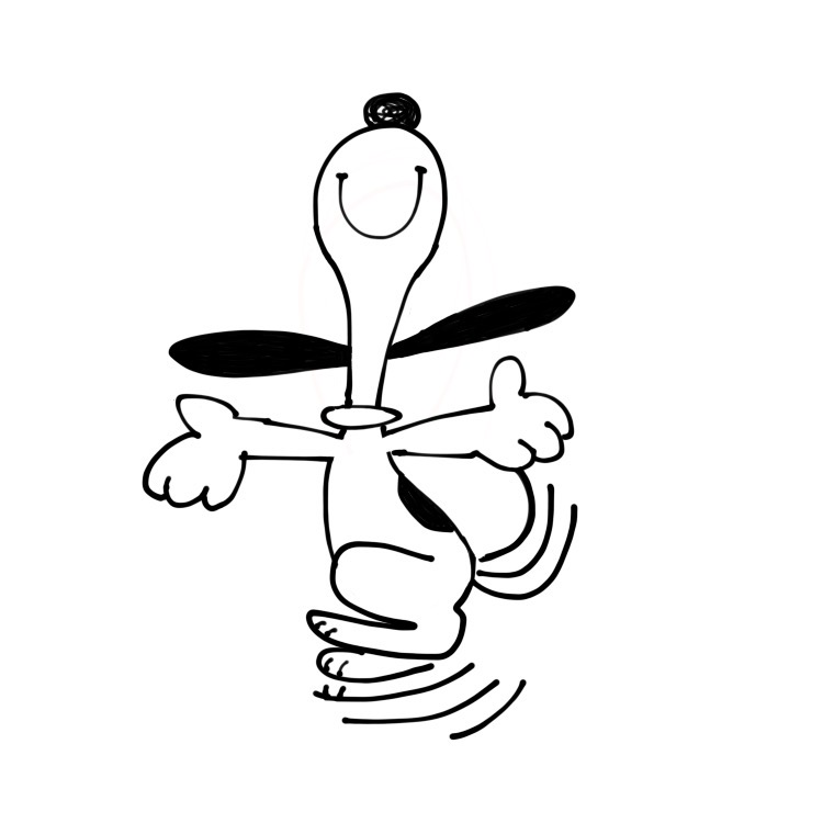 Dancing Snoopy by spinningtop397 on DeviantArt