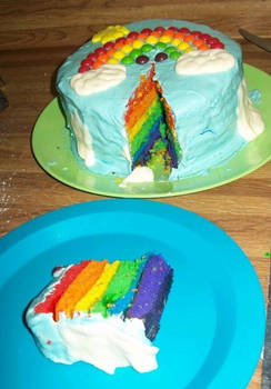 Rainbow cake