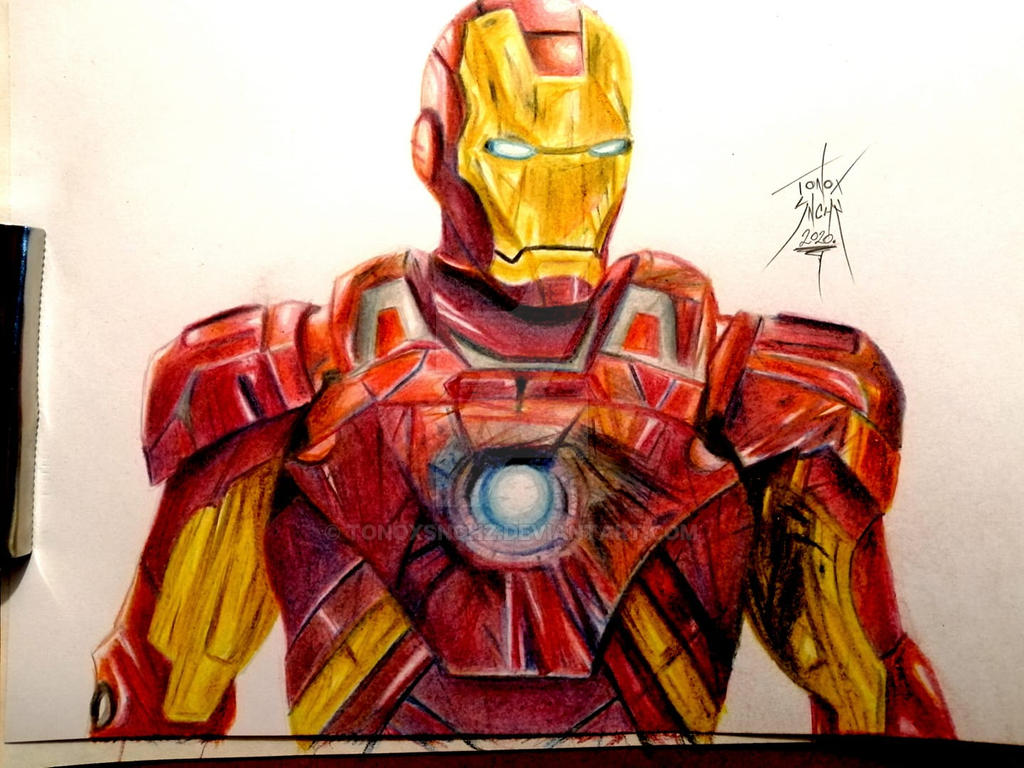 Iron Man Color Drawing by TONOXSNCHZ on DeviantArt