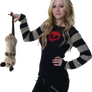 Avril Lavigne and Heather the Possum PNG