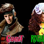 Channing Tatum and Taylor Cole as Gambit and Rogue
