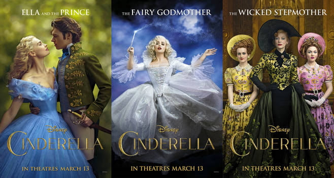 Disney Cinderella 2015 Character Posters
