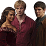 Gwen, Arthur, and Merlin-BBC Merlin PNG