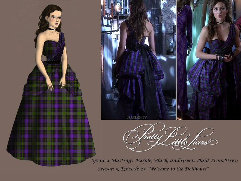 pretty little liars spencer prom dress The dress at the prom, of Spencer Hastings (Troian Bellisario) in the Pretty Little Liars (S06E09)