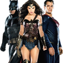 Batman, Wonder Woman, and Superman 2 PNG