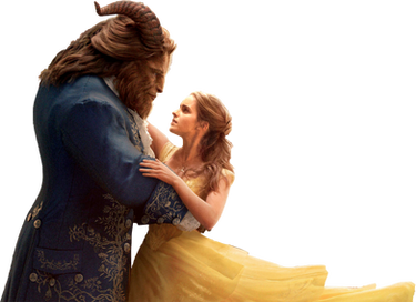Belle and Beast-Beauty and the Beast 2017 PNG