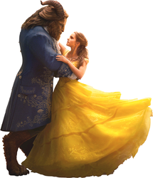 Belle and Beast (Full Body)-BatB 2017 PNG