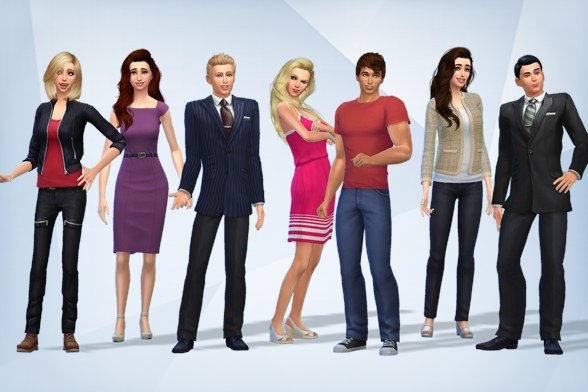 Sims Charactersw Sims 4 CoaTP Main Seven Characters Sims by nickelbackloverxoxox on ...
